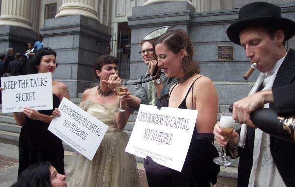 Rich people's  mocke...