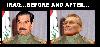 IRAQ...BEFORE AND AFTER