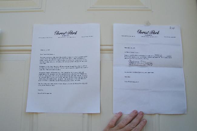 the two letters from...