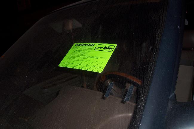 stickers on the peop...