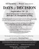 �Days of Decision� � September 14 � 21 � A call for Nonviolent Direct Actions