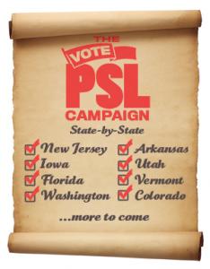 PSL on the ballot in Iowa, Utah, and New Jersey