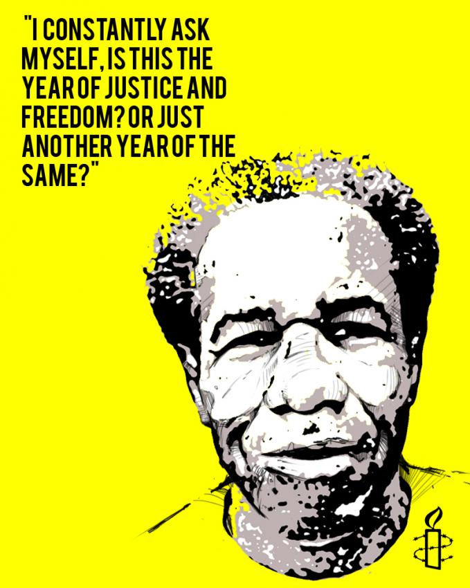 Amnesty Intl poster...
